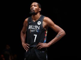 Kevin Durant asked the Brooklyn Nets to trade him, which drastically altered the odds to win next season’s NBA championship. (Image: Getty)