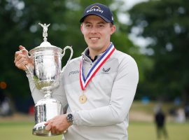 Matt Fitzpatrick held on to win the 2022 US Open at The Country Club in Brookline, Massachusetts by one stroke over Will Zalatoris and Scottie Scheffler. (Image: Getty)