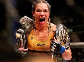 Amanda Nunes sounded defeated Julianna Pena at UFC 277 on Saturday to reclaim her women’s bantamweight title. (Image: Carmen Mandato/Getty)
