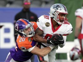 The USFL kicked off the new version of its spring football league last weekend, a year ahead of the XFL’s planned return. (Image: AP)